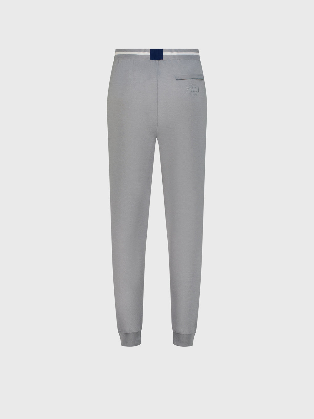 Two-Piece Geometric Pattern Jogging Suit - Natural White