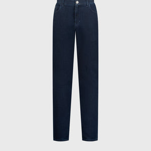 ZILLI Embroidery Denim Cotton Trousers - Blue Jeans