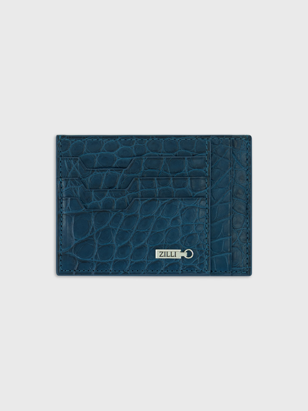 Leather Card Holder - Emerald