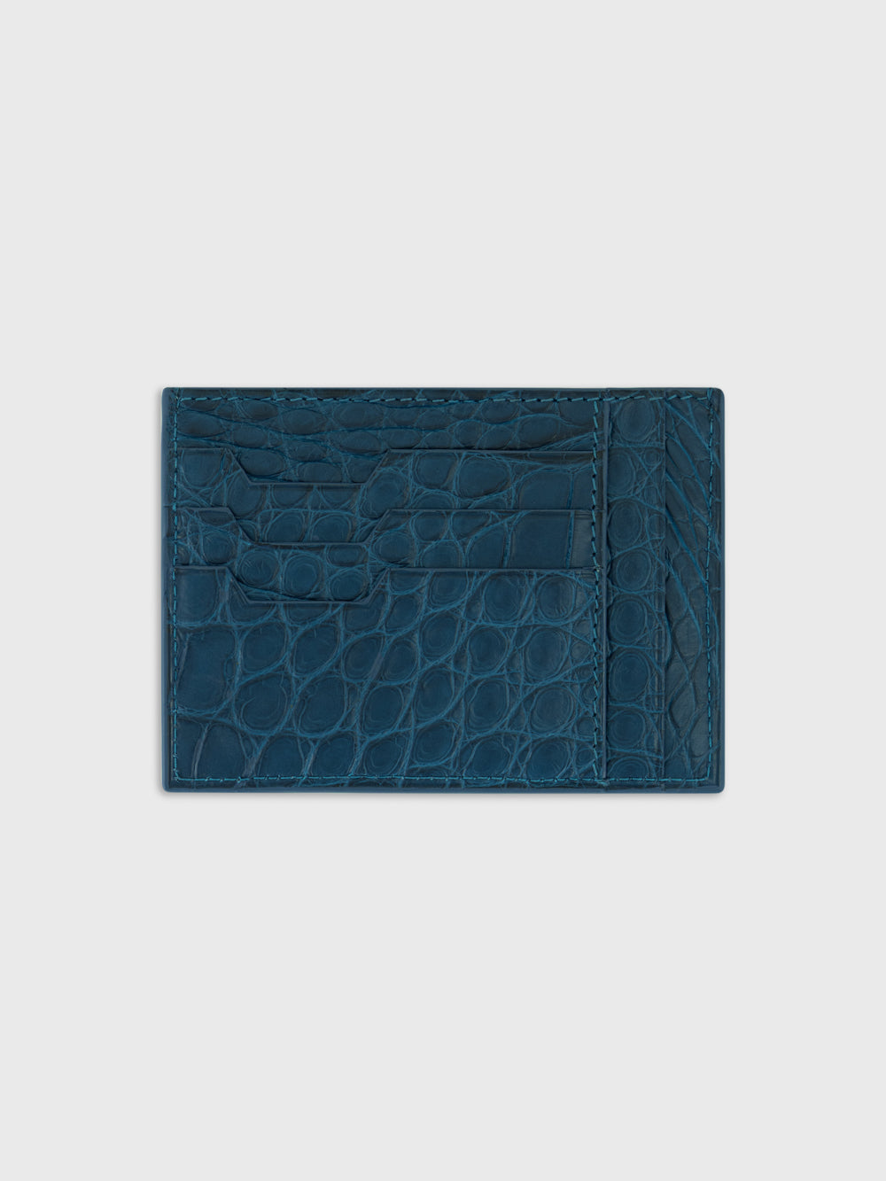Leather Card Holder - Emerald