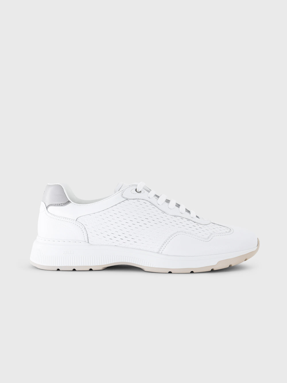 Leather Low-Top Sneakers - White