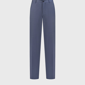 Wool Trousers - Pale Blue Onyx