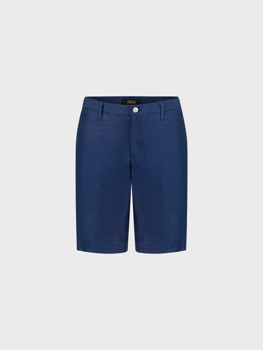 Linen Bermuda Shorts - Blue Royal