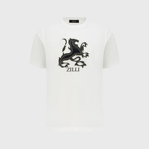 Logo-Embroidered T-Shirt - White