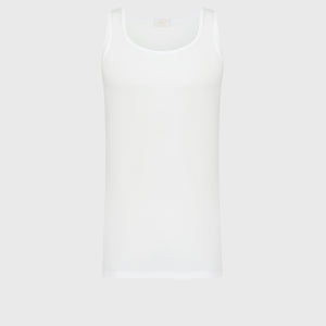 Pure Cotton Essential Tank Top - White
