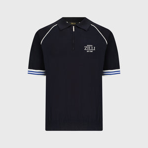 Logo Polo Shirt - Blue Navy
