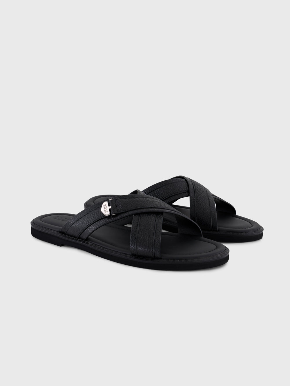 Leather Sandals - Black