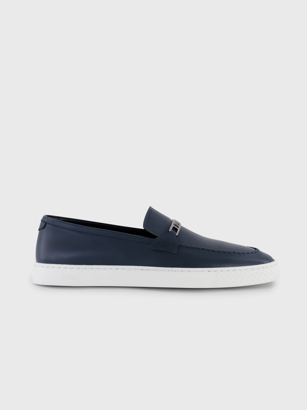 Leather Loafers - Dark Navy