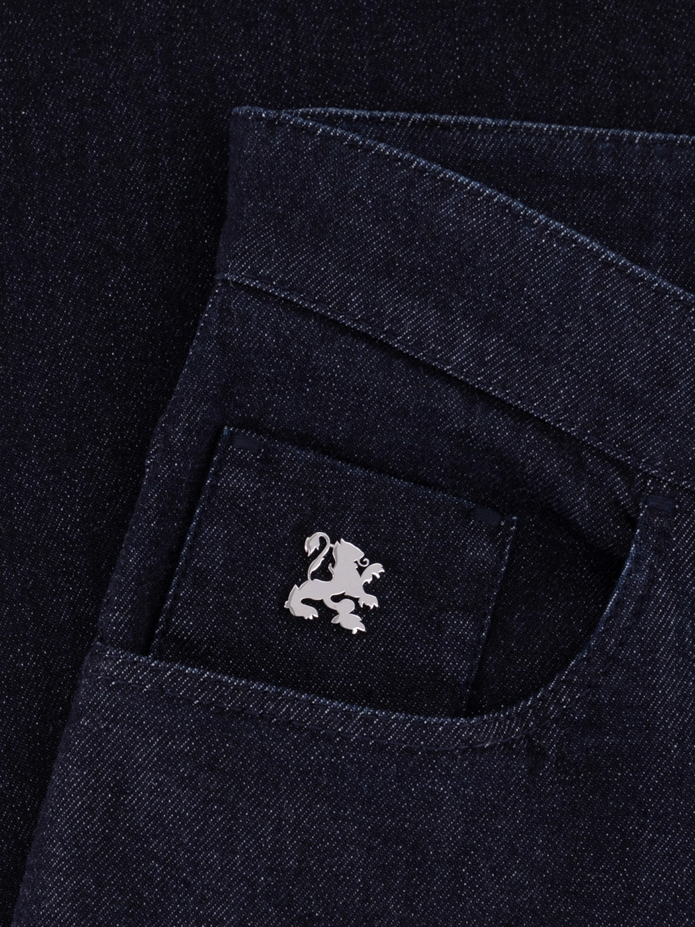 Cotton-Blend Jeans - Blue Navy