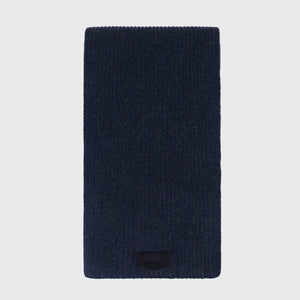 Ребристый шарф - Темно-морской