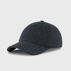 Кожаная кепка ZILLI-Patched Cap - Charcoal