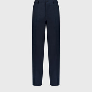 100% Wool Formal Trousers - Periwinkle