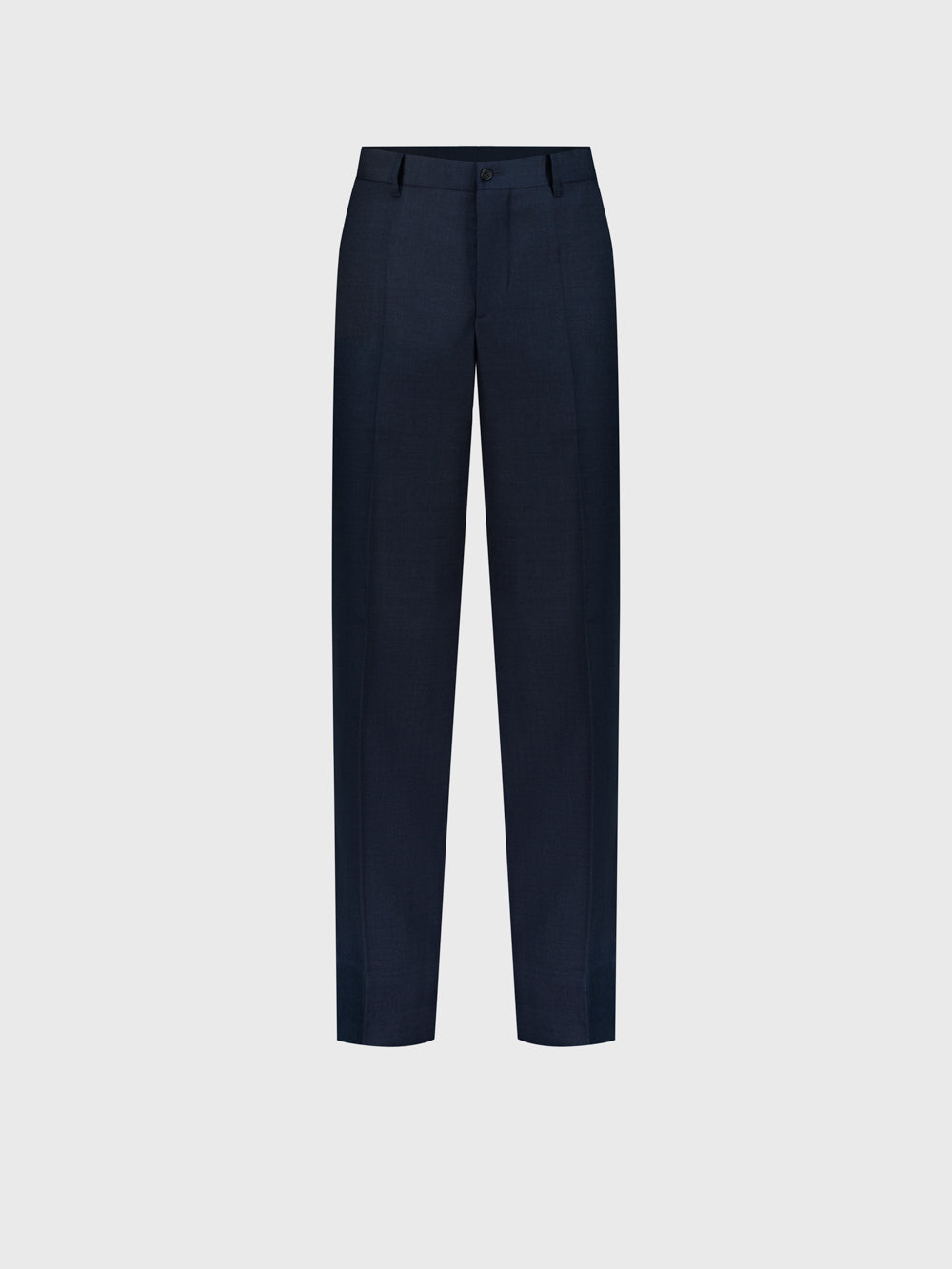 100% Wool Formal Trousers - Periwinkle