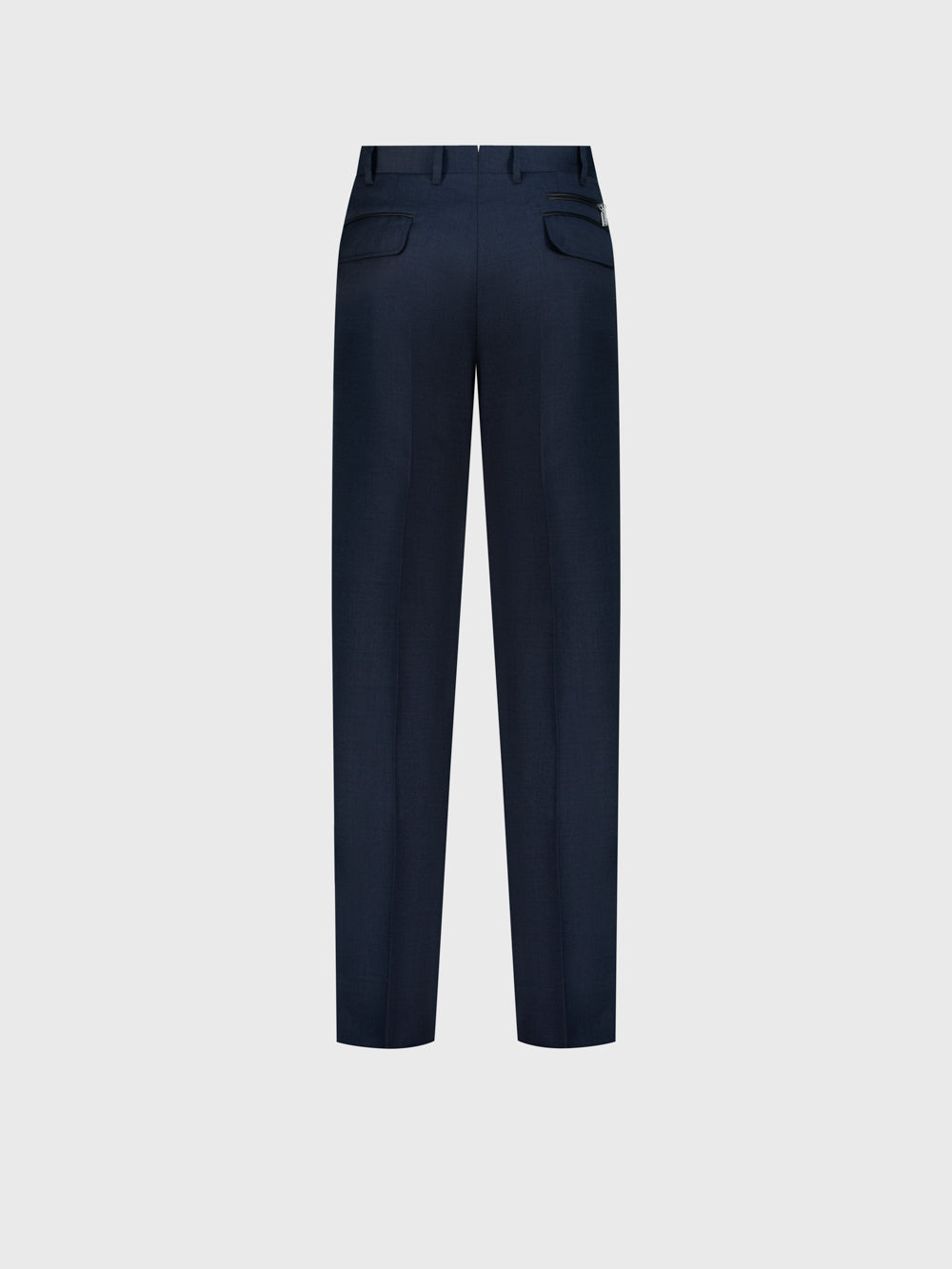 100% Wool Formal Trousers - Periwinkle