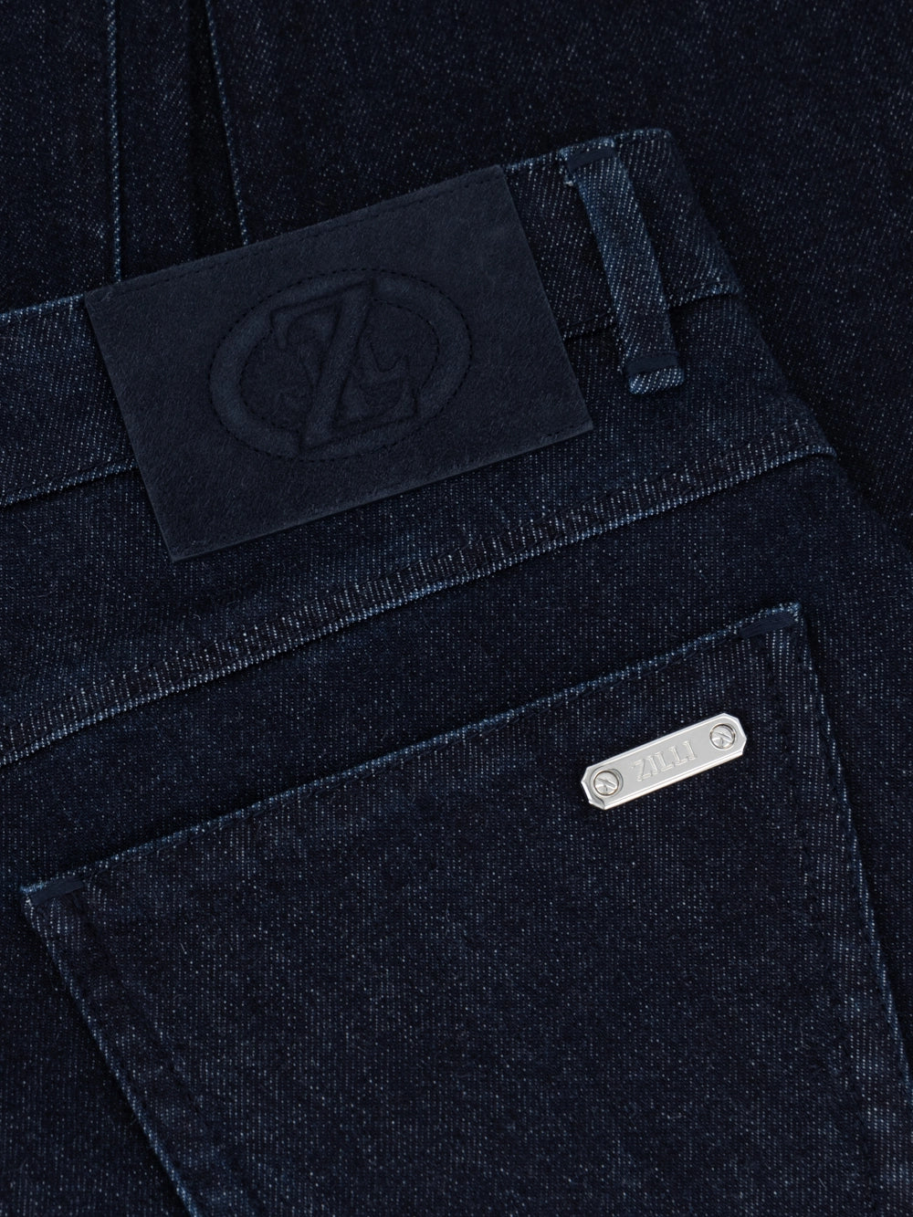 Classic Navy Blue Denim Jeans