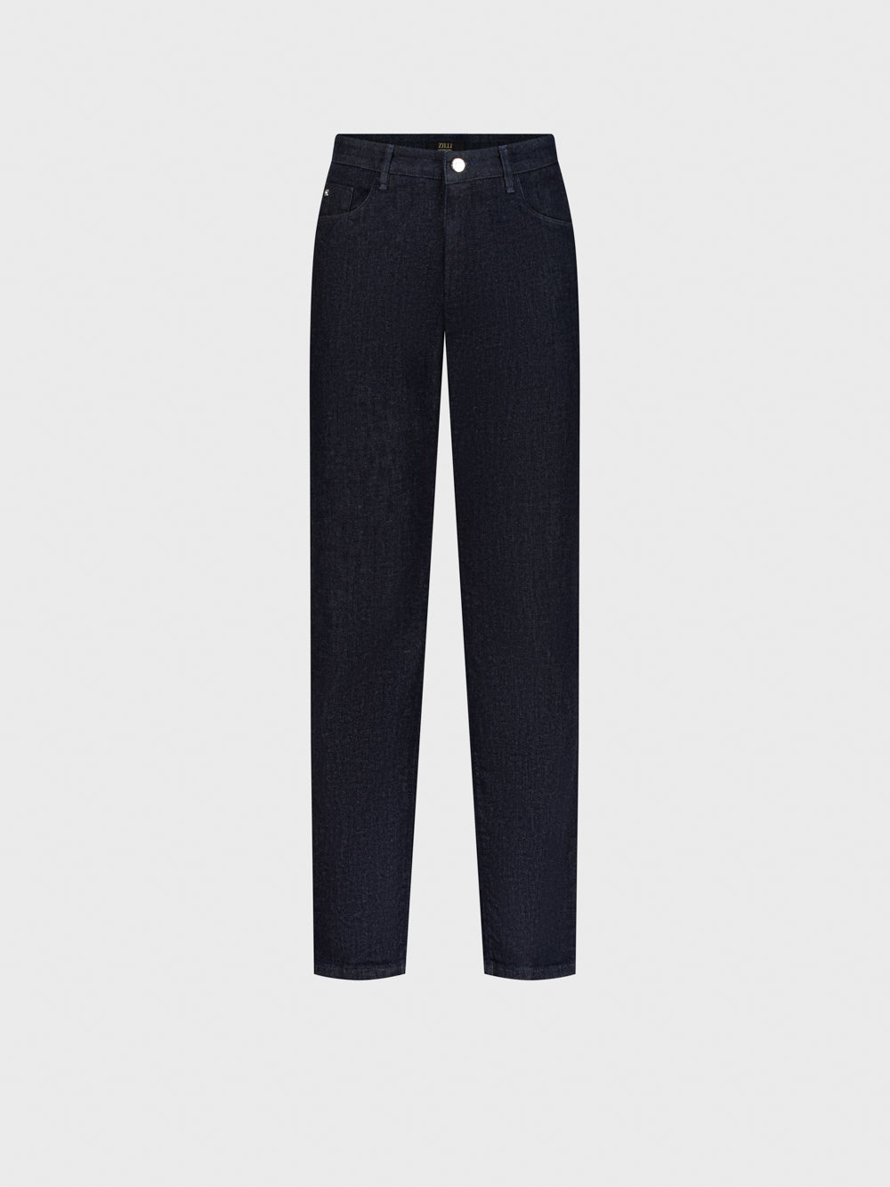 ZILLI Suede Patch Denim - Blue Navy