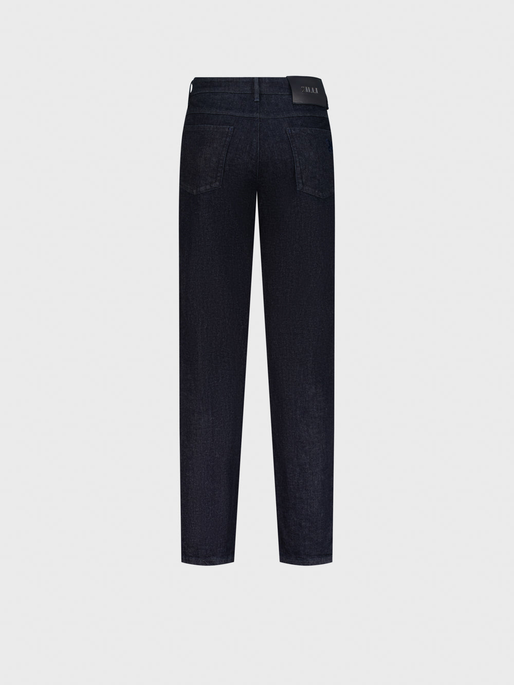 ZILLI Suede Patch Denim - Blue Navy