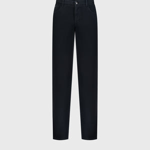 Denim Jean with ZILLI Embroidered Back Pocket - Black