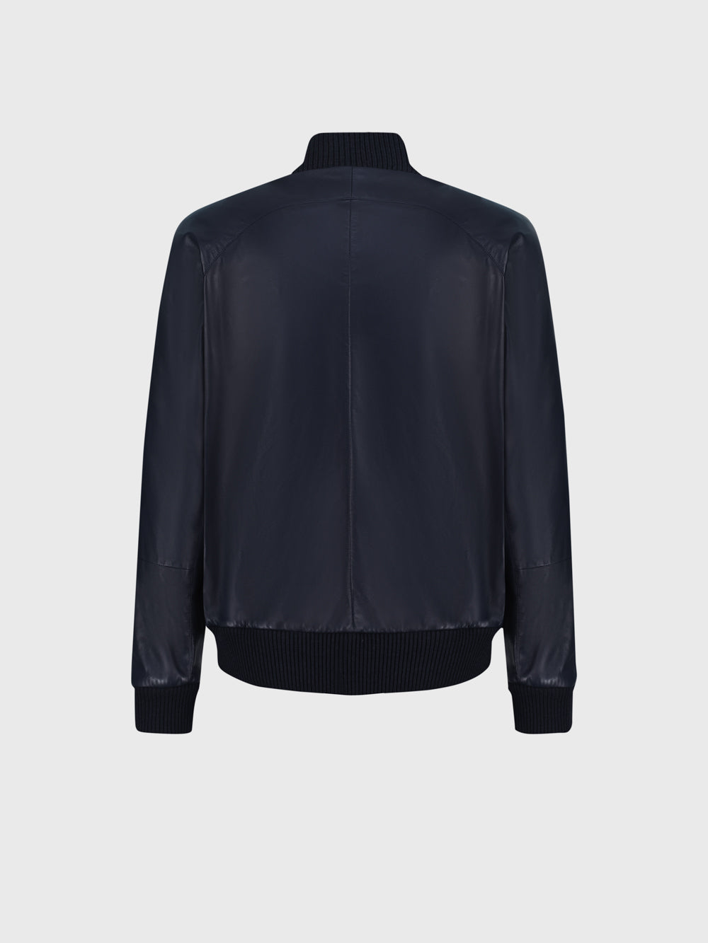 Crocodile & Lambskin Jacket - Blue Navy