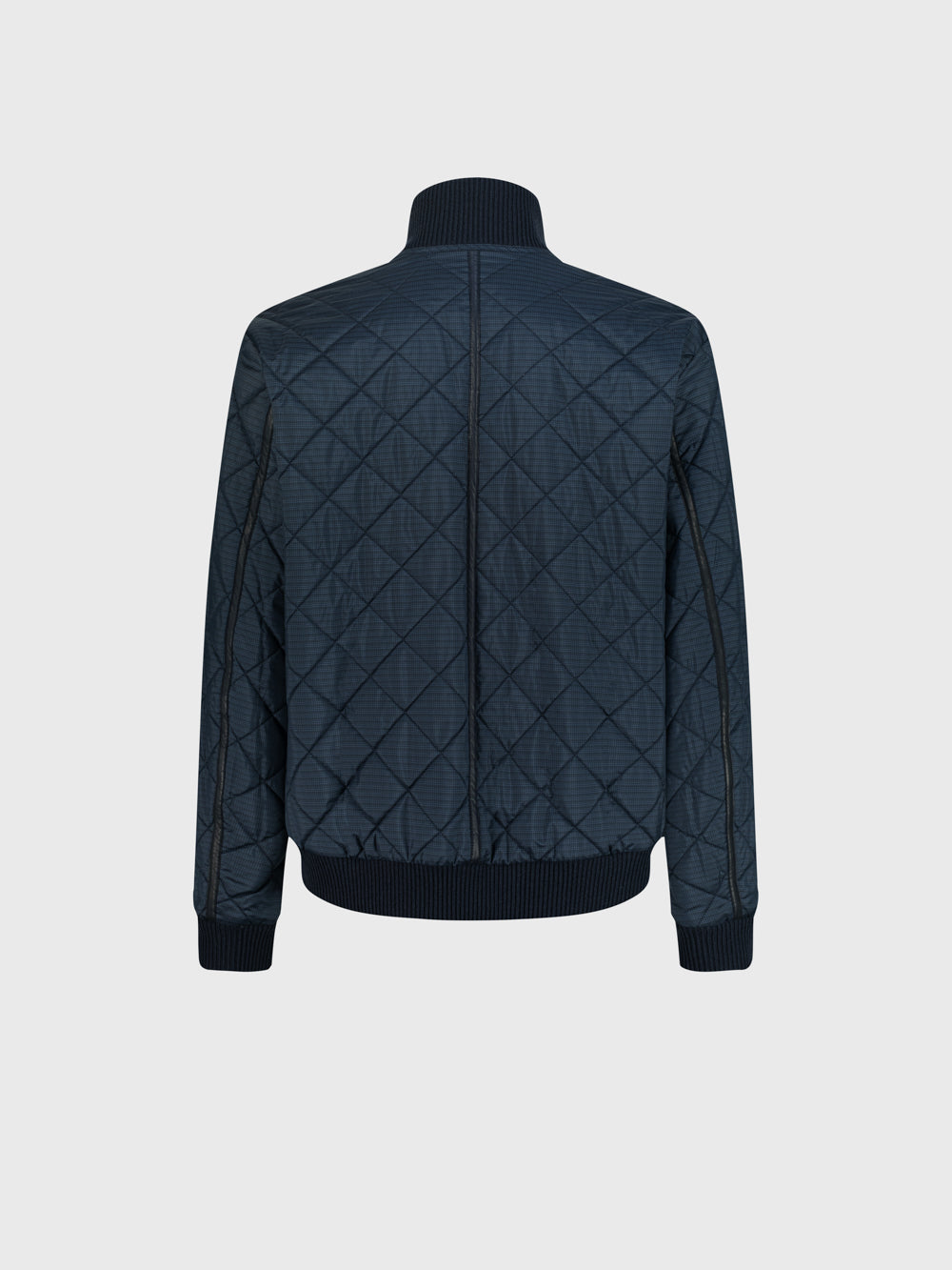 Puffer Jacket with Modular Zip Construction - Dark Navy