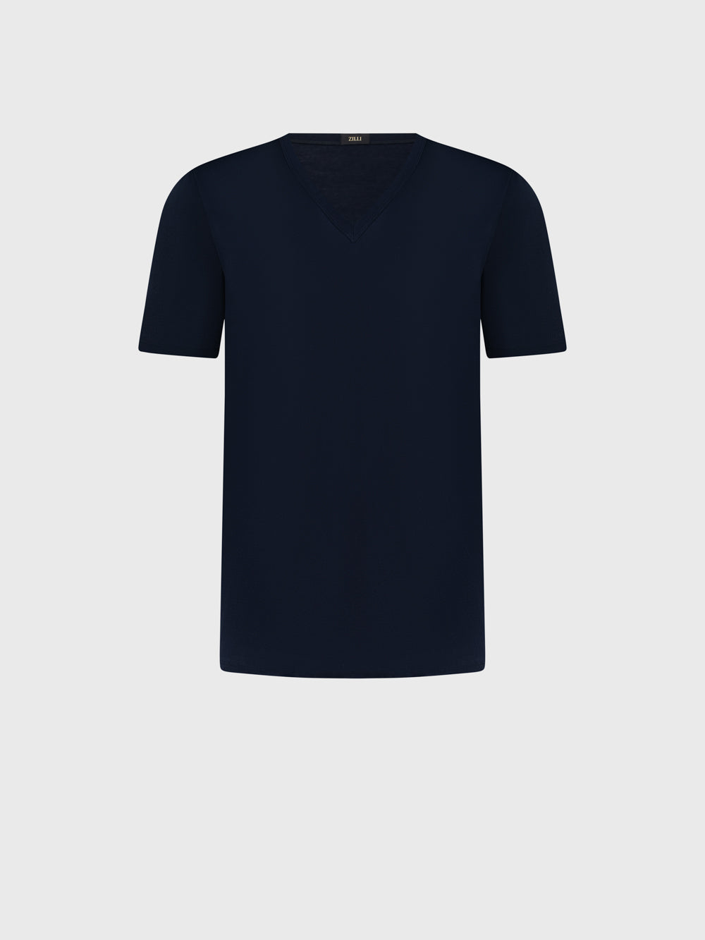Monochrome V-Neck T-Shirt - Blue Navy