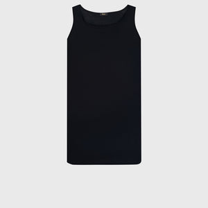 Pure Cotton Essential Tank Top - Black