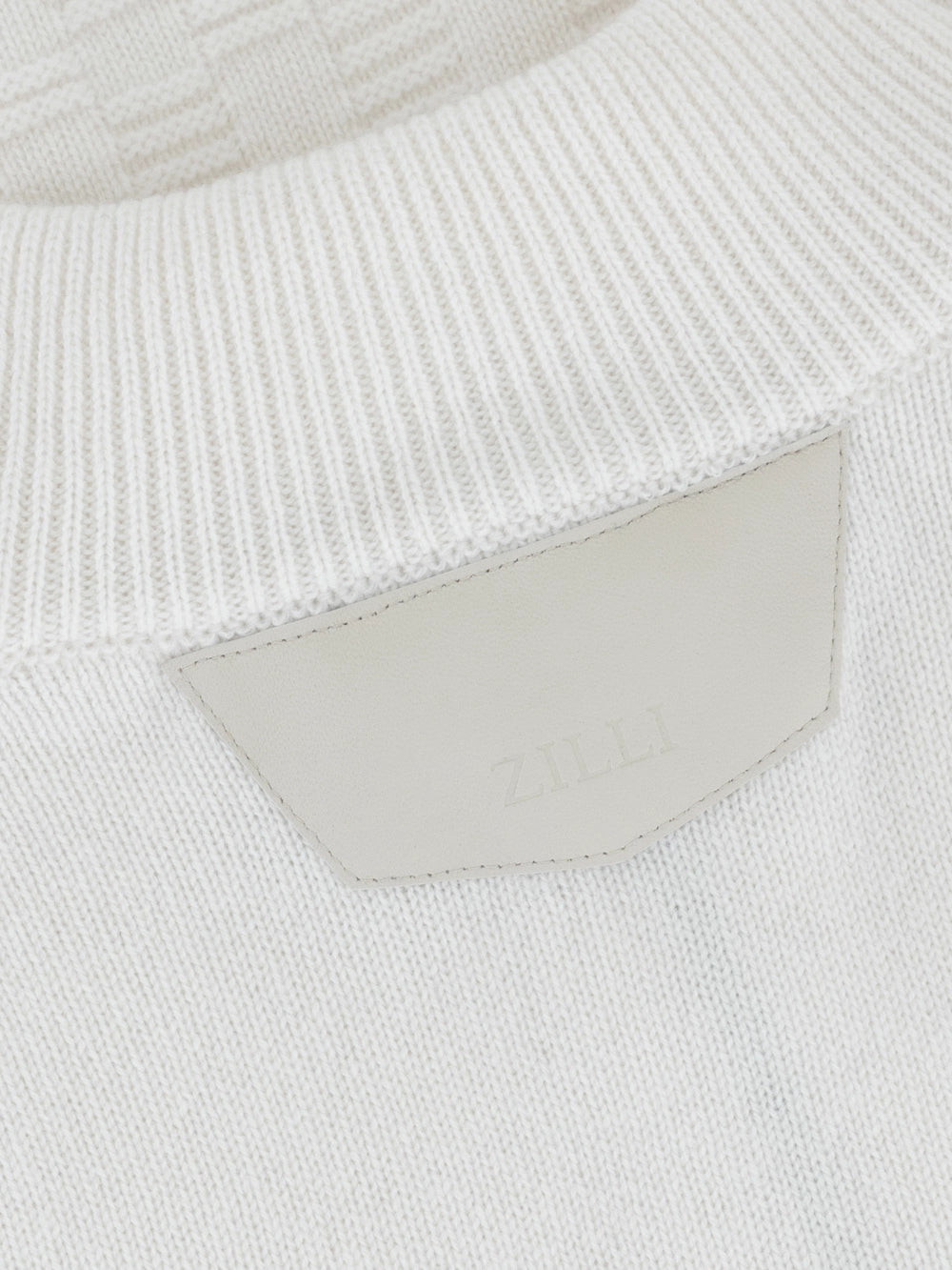 100% Lambswool Fitted Half-Zip Sweater - Blond Fawn
