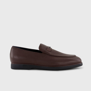 Deerskin Leather Loafers – Coffee