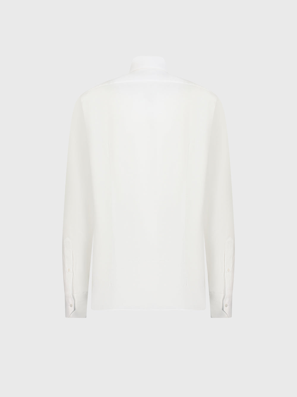 Herringbone Patterned Shirt - White