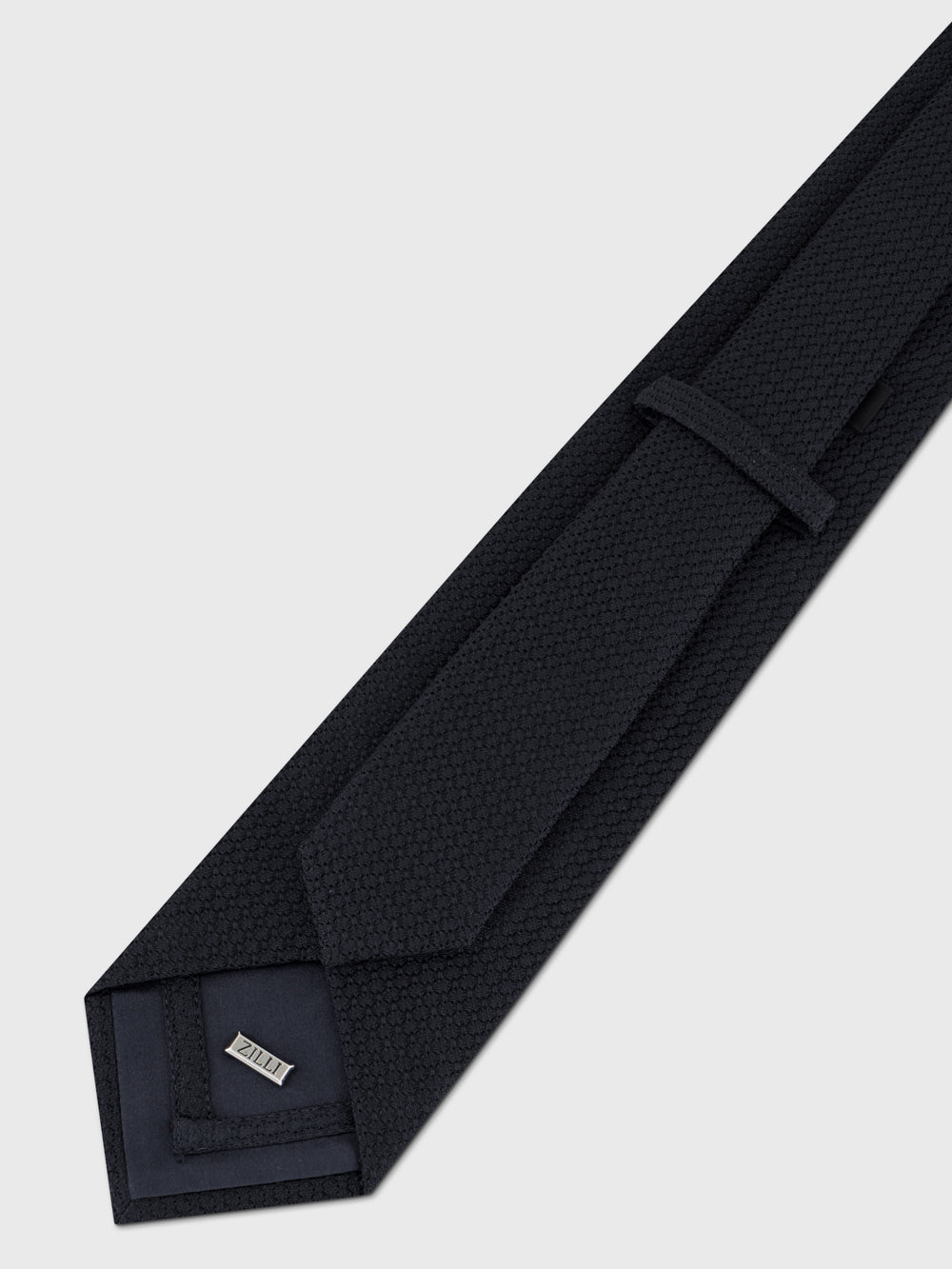 100% Silk Knitted texture Tie – Dark Navy