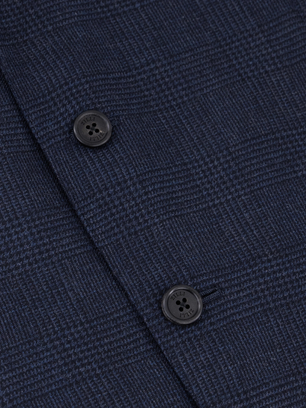 Paris Glen Check - Wool Jacket - Periwinkle