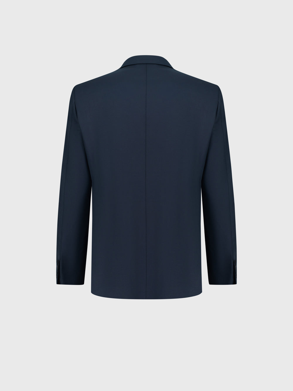 Paris Line Double-Breasted Suit in 95% Wool 5% Cashmere - Periwinkle