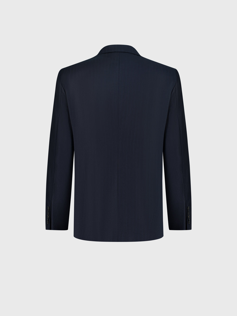 Paris Line Double-Breasted Suit in 100% Wool - Dark Navy
