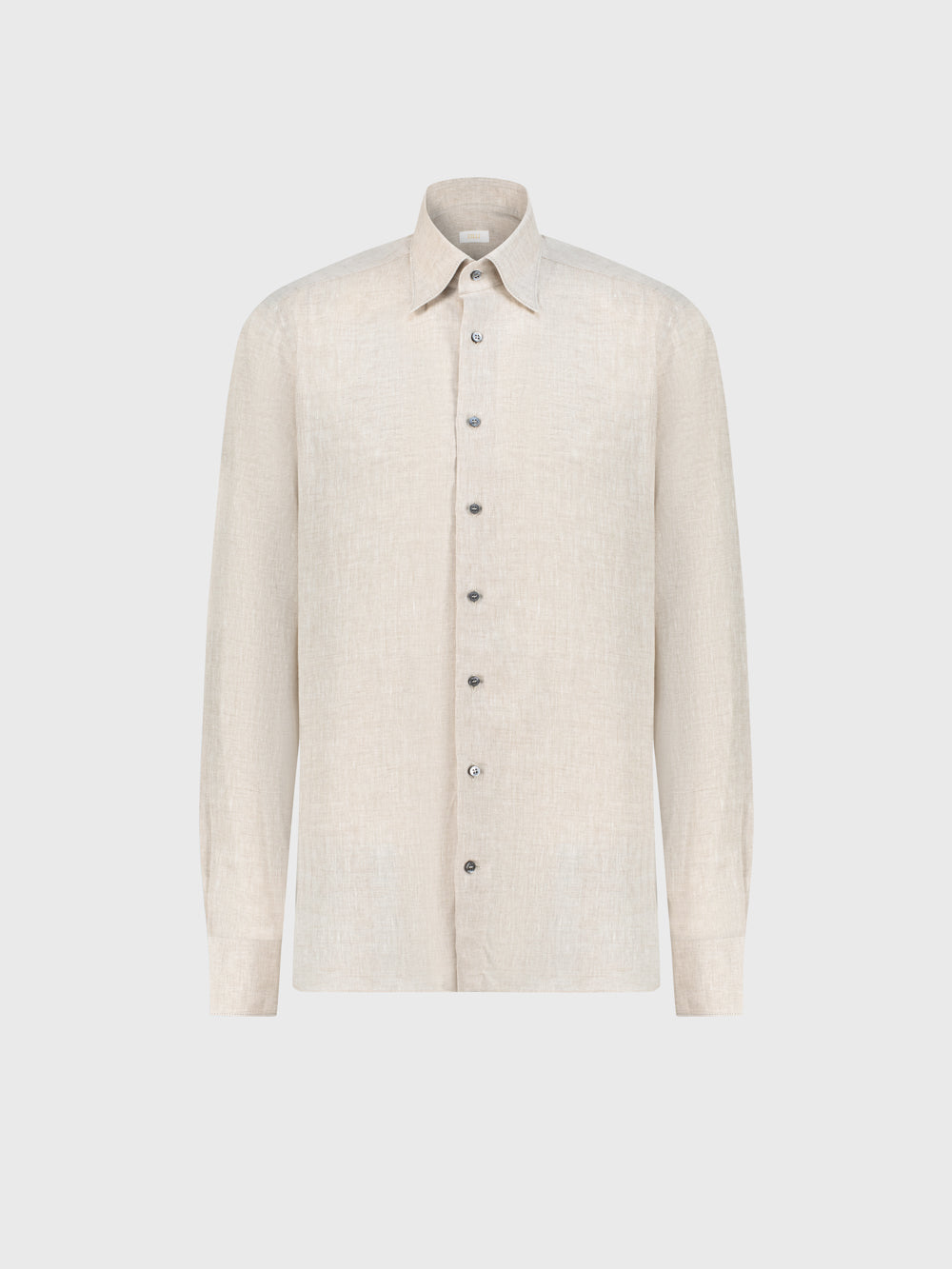 Linen Formal Shirt - Pale Fawn