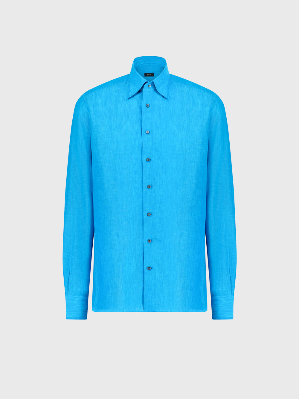 Linen Formal Shirt - Electric Blue