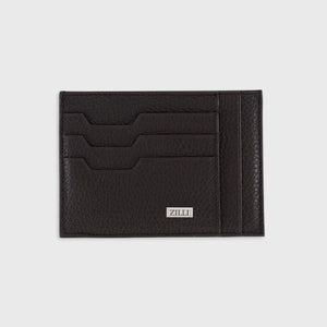 Palladium Hardware Calfskin Card Holder