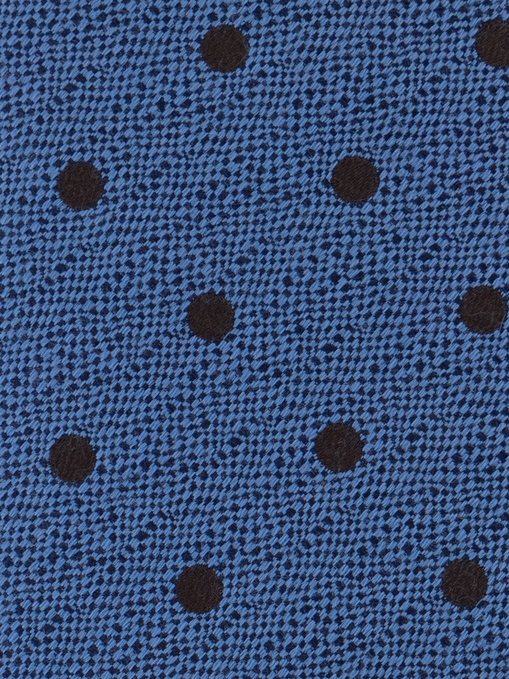 Wool-Silk Pin Dot Tie - Smoke Blue
