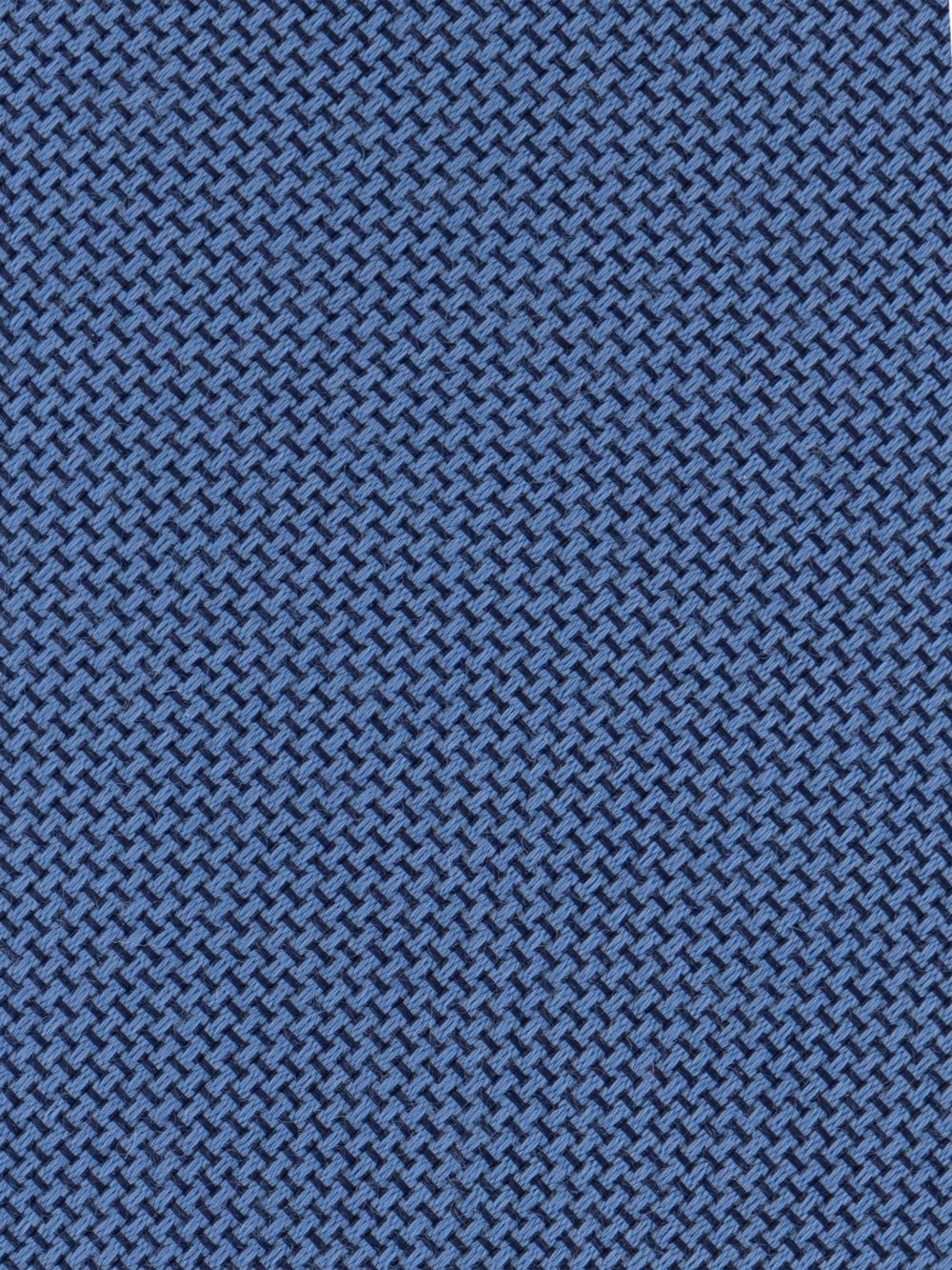 Wool-Silk Grenadine-Style Tie - Smoke Blue