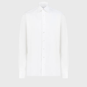 قميص رسمي من قطن سي آيلاند - أبيض