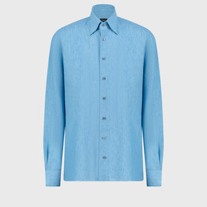 Linen Formal Shirt - Blue Teal