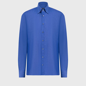 Linen Formal Shirt - Light Periwinkle