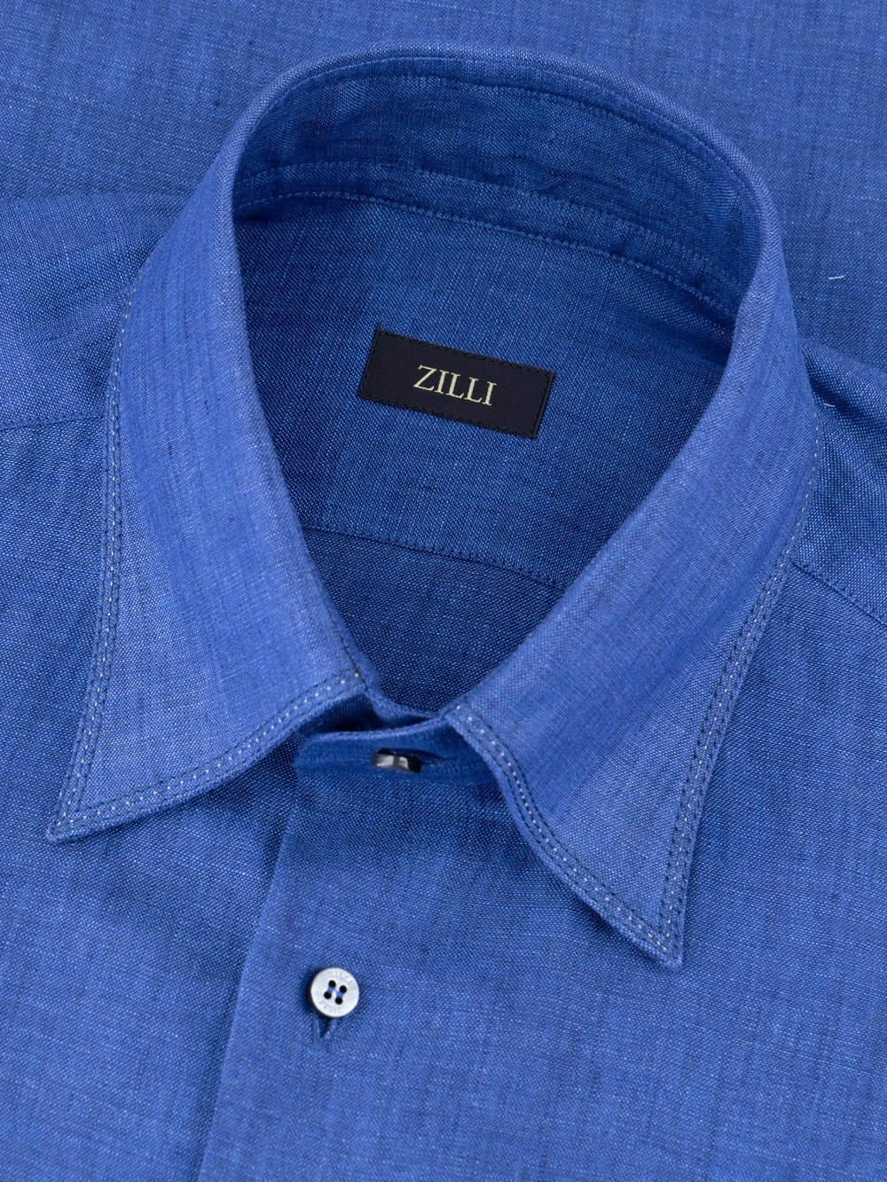 Linen Formal Shirt - Light Periwinkle