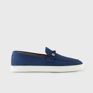 Suede Kidskin Slip-On Loafers