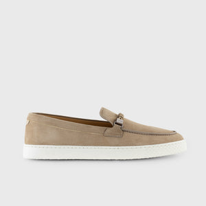 Suede Kidskin Slip-On Loafers