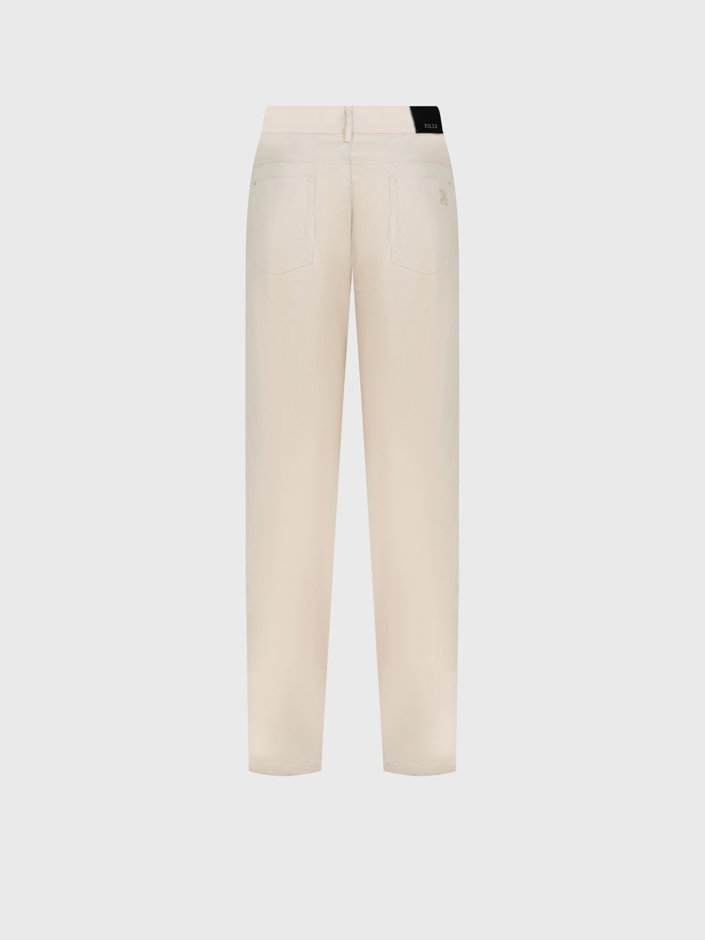 Slim Fit Cotton Blend Trousers