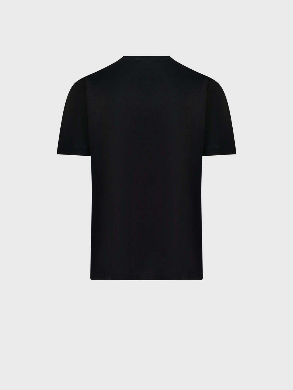 Round Neck T-Shirt with ZILLI Graphic - Black
