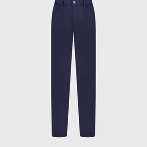 Slim Fit Cotton Blend Trousers