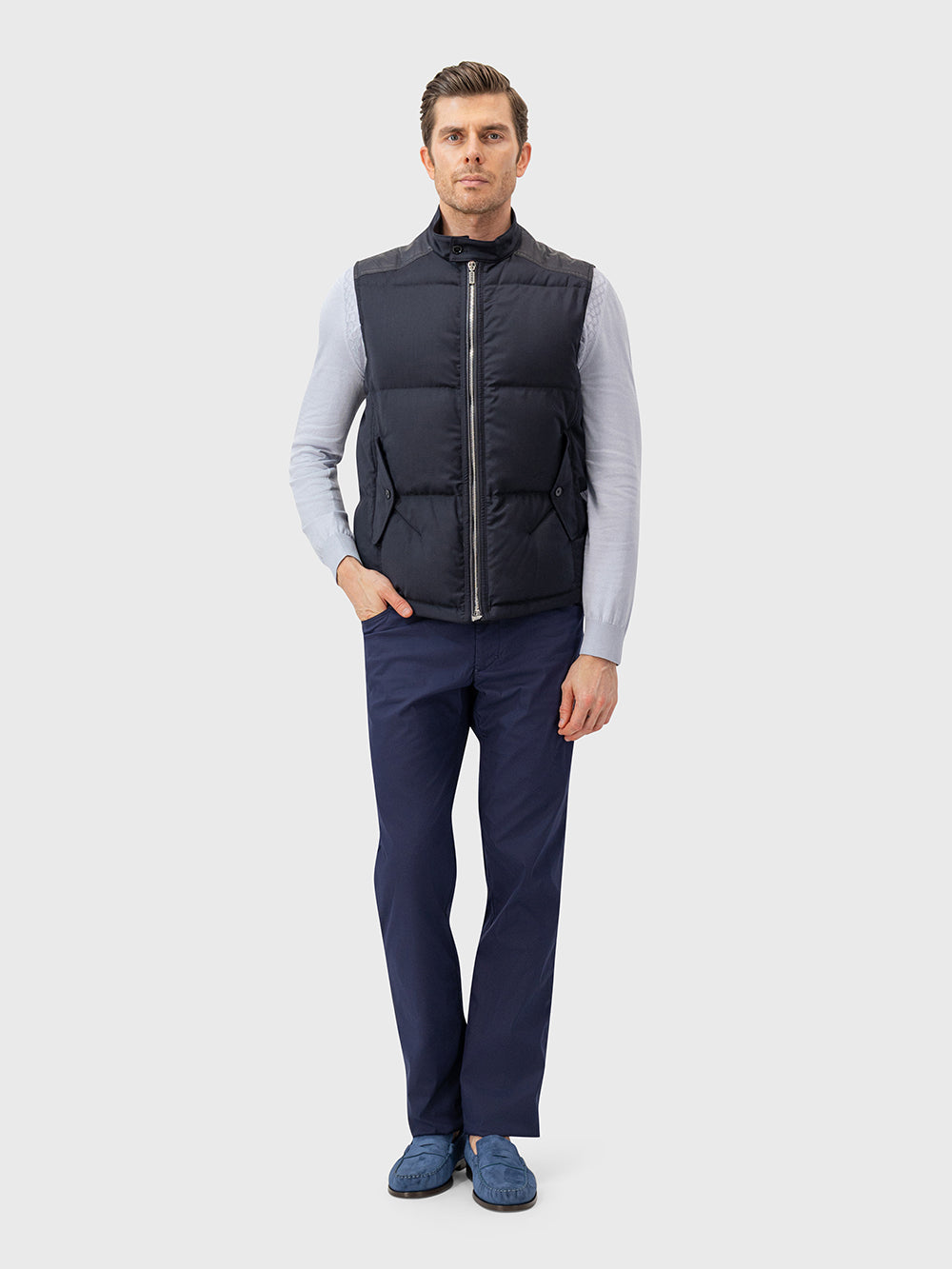 Wool, Silk & Lambskin Gilet
