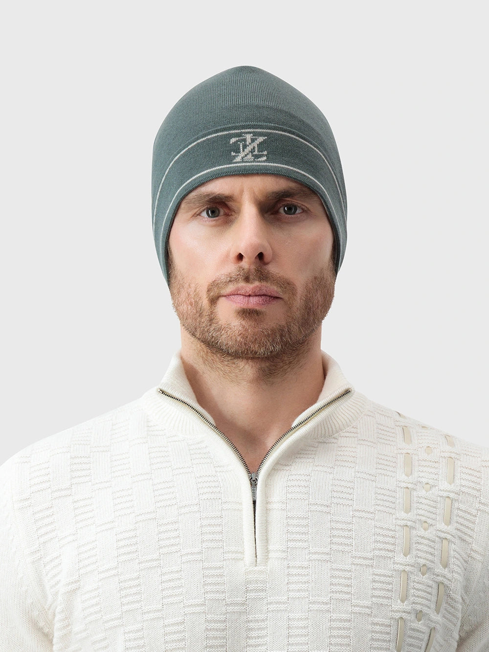 70% Wool 30% Silk Beanie - Winter Eucaliptum