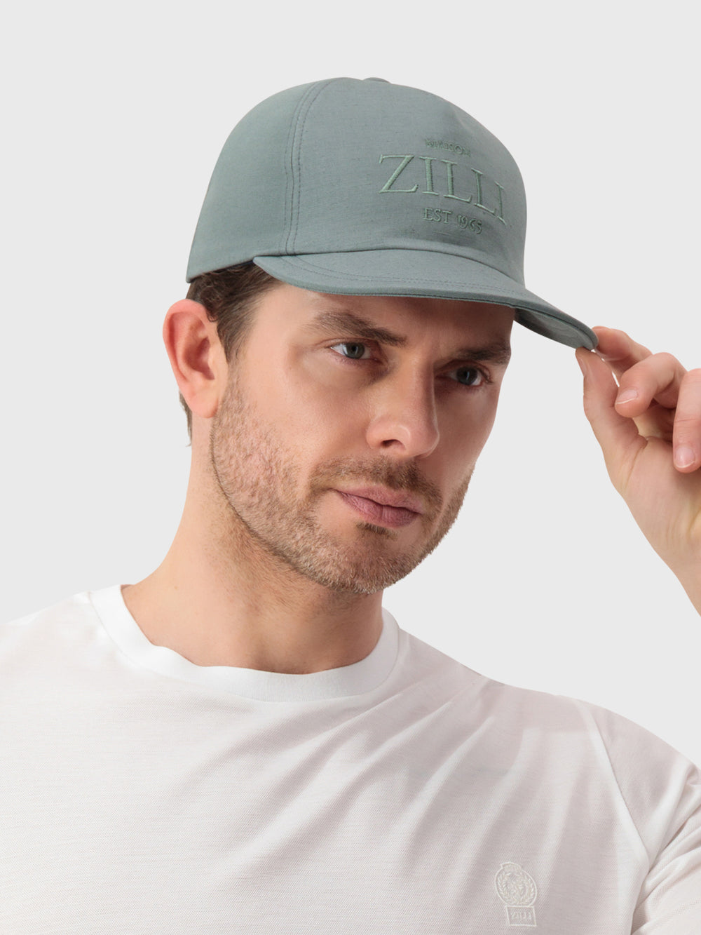 "Maison ZILLI EST 1965" Cap - Pale Khaki